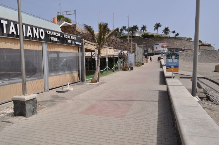 Strand promenaden fra Meloneras til Playa del Ingles