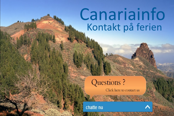 Kontakt til Canariainfo når du er på Gran Canaria