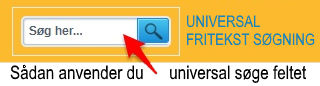 universal søgning information